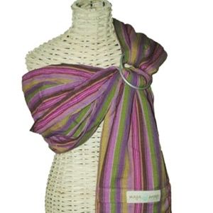 Maya Wrap Lightly Padded Ring Sling - pink fusion